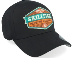 Terraflame Logo Black Wooly Combed Flexfit - Skillfish