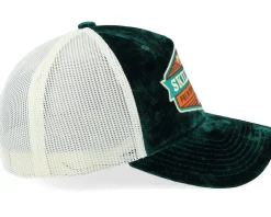 Terraflame Logo Velvet Green/Ivory A-frame Trucker - Skillfish