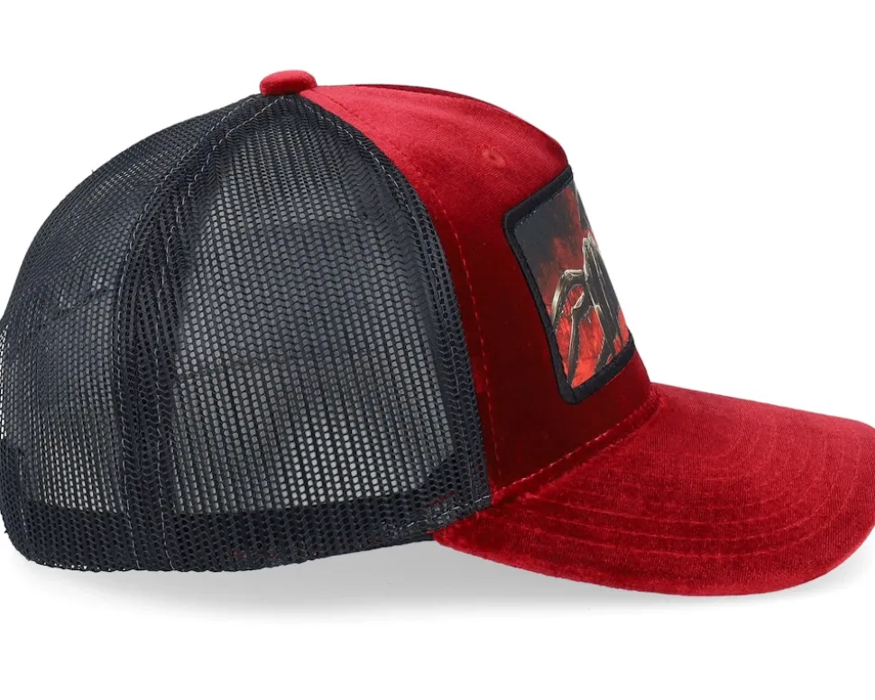 Terrror & Nightmare Velvet Red/Black A-frame Trucker - Scenes