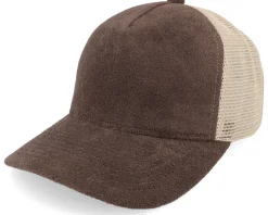Terry Dark Brown/Khaki A-frame Trucker - Equip