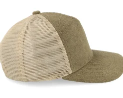 Terry Olive Green/Khaki A-frame Trucker - Equip