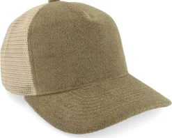 Terry Olive Green/Khaki A-frame Trucker - Equip