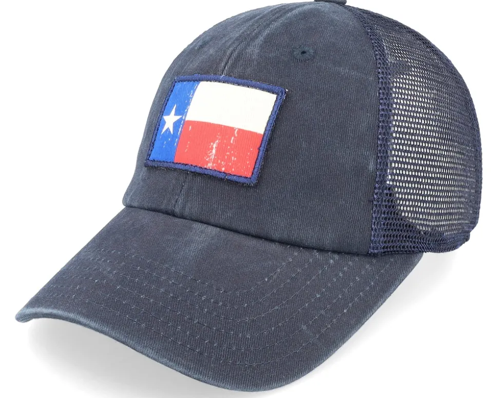 Texas Ballpark Mesh Ivory-desert Orange Trucker - American Needle