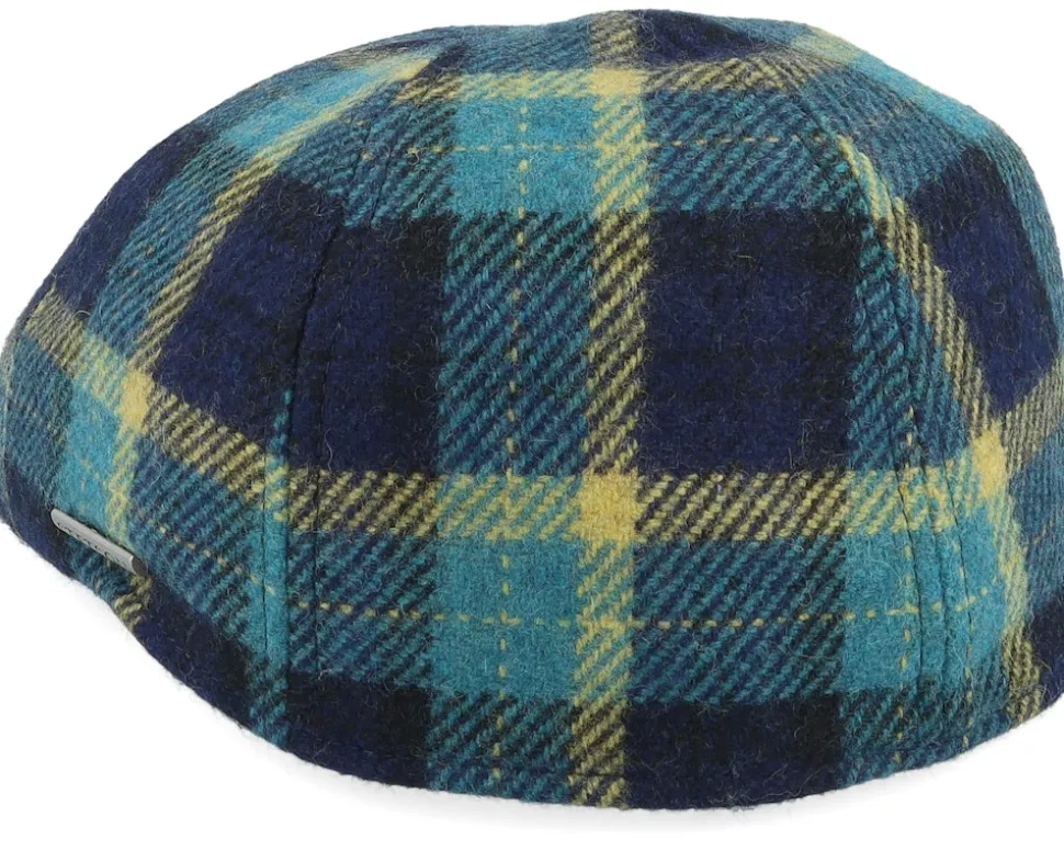 Texas Check Wool Flat Cap - Stetson