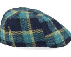 Texas Check Wool Flat Cap - Stetson