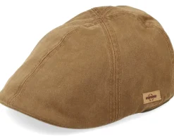 Texas Co/Pes Camel Flat Cap - Stetson