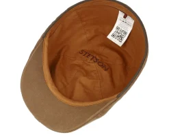 Texas Co/Pes Camel Flat Cap - Stetson