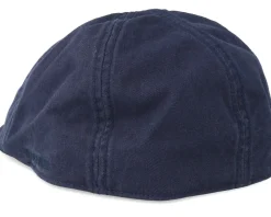 Texas Cotton 2 Navy Flat Cap - Stetson