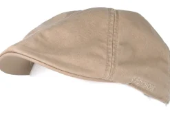 Texas Cotton Beige Flat Cap - Stetson