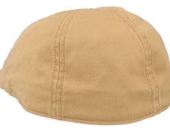 Texas Cotton Khaki Flat Cap - Stetson