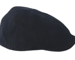 Texas Cotton Knit Navy Flat Cap - Stetson