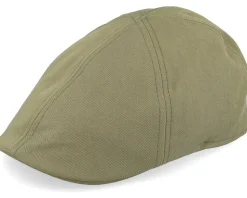 Texas Cotton Olive Flat Cap - Stetson