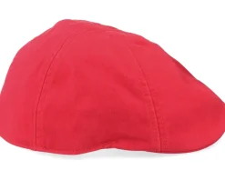Texas Cotton Red Flat Cap - Stetson