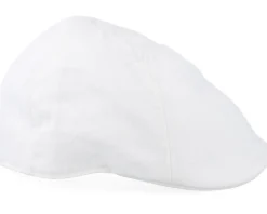 Texas Cotton White Flat Cap - Stetson