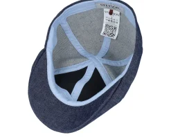 Texas Denim Sustainable Blue Flat Cap - Stetson