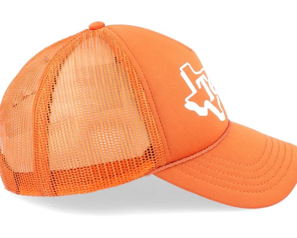 Texas Foamy Valin Texas Orange Trucker - American Needle