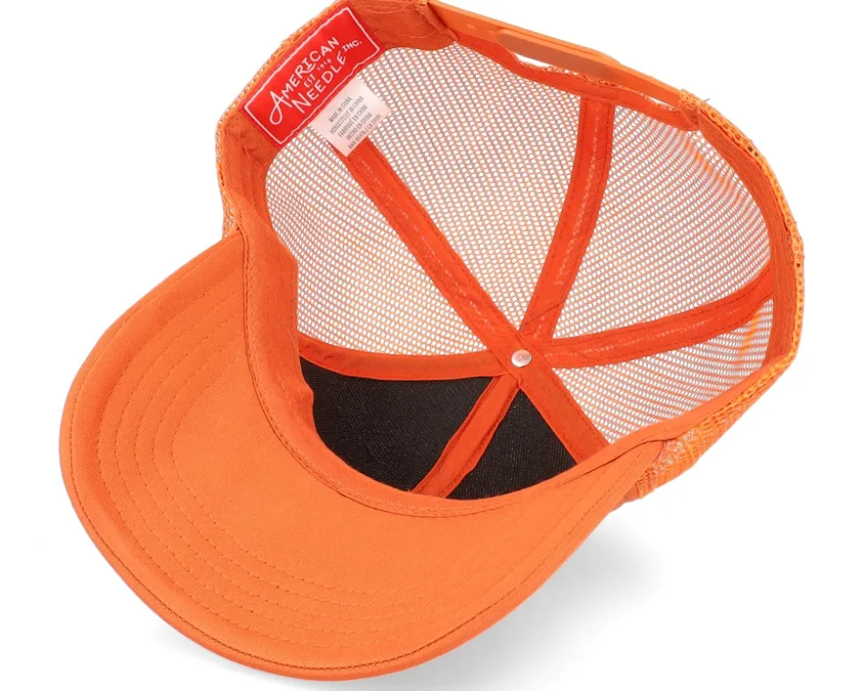 Texas Foamy Valin Texas Orange Trucker - American Needle