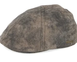 Texas Pig Skin Sportcap Flat Cap - Stetson