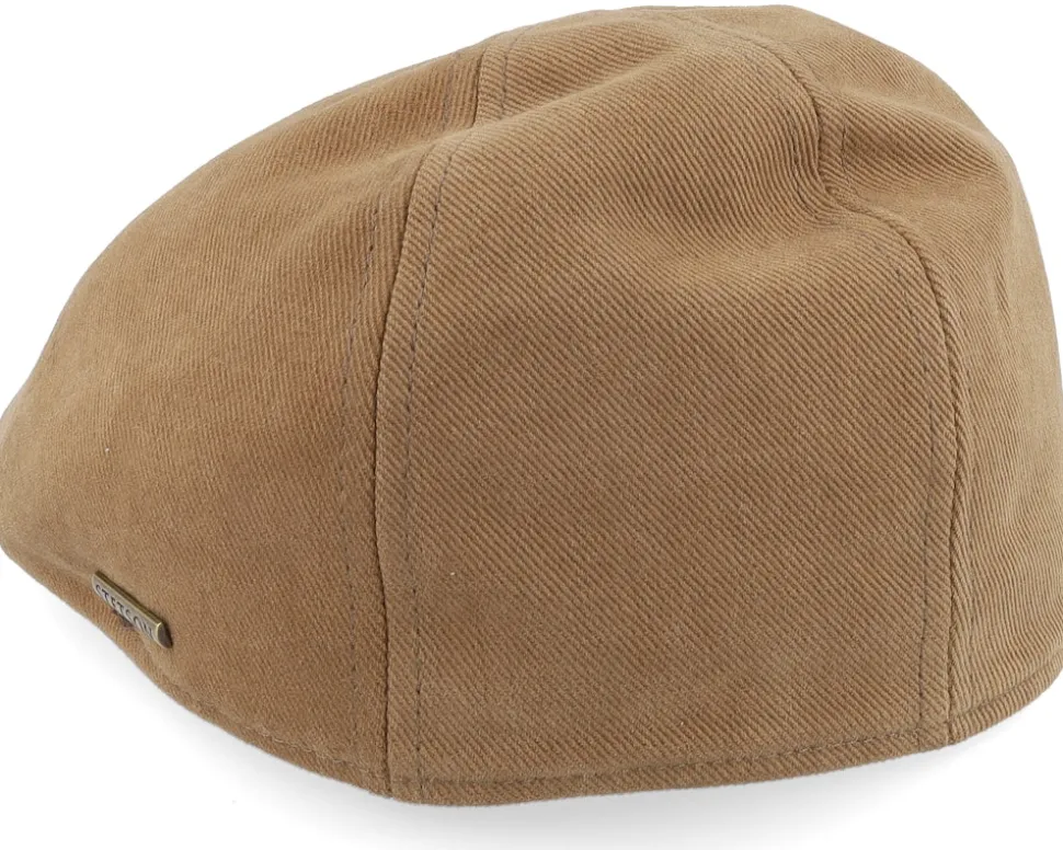 Texas Soft Cotton Brown Flatcap - Stetson