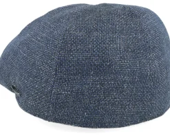 Texas Virgin Wool/Linen Blue Flat Cap - Stetson