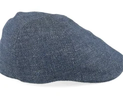 Texas Virgin Wool/Linen Blue Flat Cap - Stetson