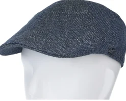 Texas Virgin Wool/Linen Blue Flat Cap - Stetson