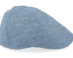 Texas Virgin Wool/Linen Blue Flat Cap - Stetson