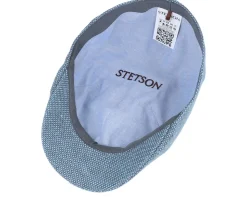 Texas Virgin Wool/Linen Blue Flat Cap - Stetson