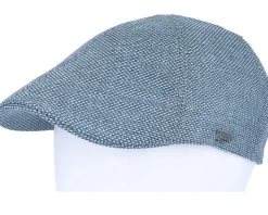 Texas Virgin Wool/Linen Blue Flat Cap - Stetson