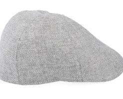 Texas Virgin Wool/Linen Grey Flat Cap - Stetson