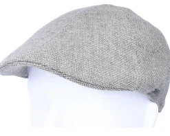 Texas Virgin Wool/Linen Grey Flat Cap - Stetson