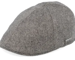 Texas Wool Sand/Black Flat Cap - Stetson