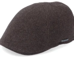 Texas Wool/Cashmere Brown Flat Cap - Stetson