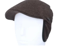 Texas Wool/Cashmere Brown Flat Cap - Stetson