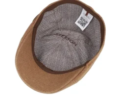 Texas Wool/Cashmere Camel Flat Cap - Stetson