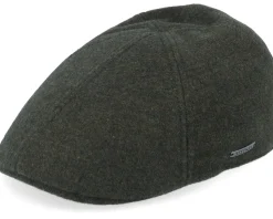 Texas Wool/Cashmere Moss Flat Cap - Stetson