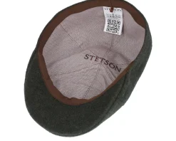 Texas Wool/Cashmere Moss Flat Cap - Stetson