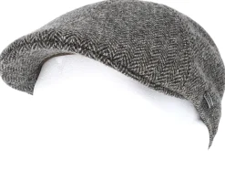 Texas Woolrich Herringbone Brown Flat Cap - Stetson