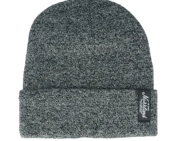TGN Patch Beanie Heather Black Cuff - SQRTN