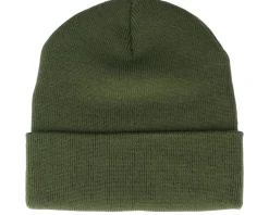 TGN Patch Beanie Olive Cuff - SQRTN