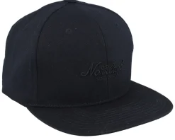 Tgn Script Big-fit Cap All Black Snapback - SQRTN