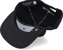Tgn Script Big-fit Cap All Black Snapback - SQRTN