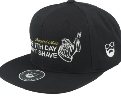 7th Day Black Snapback - Bearded Man