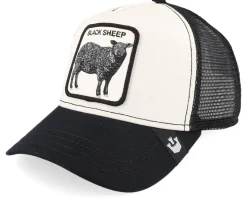 The Black Sheep White/Black Trucker - Goorin Bros.