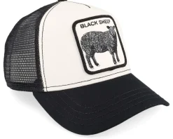 The Black Sheep White/Black Trucker - Goorin Bros.