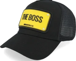 The Boss Black A-Frame Trucker - John Hatter & Co