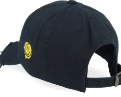 The Bronx 3d Script Destroyed Black Dad Cap - Lucid Smile