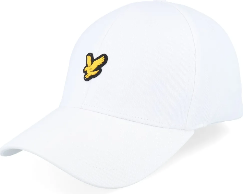 The Course Cap White Flexfit - Lyle & Scott