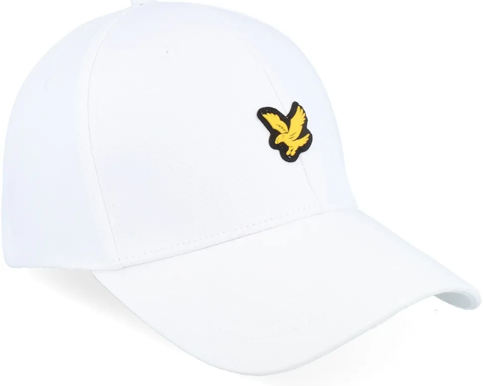 The Course Cap White Flexfit - Lyle & Scott