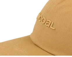 The Encore Low Profile Light Brown Dad Cap - Coal
